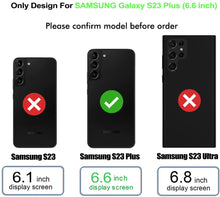 Load image into Gallery viewer, Samsung Galaxy S23 Plus Dual Layer Heavy Duty Hidden Card Slot Wallet Case - Redpepper Cases