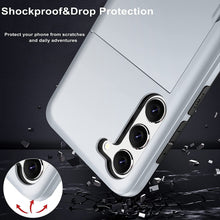 Load image into Gallery viewer, Samsung Galaxy S23 Plus Dual Layer Heavy Duty Hidden Card Slot Wallet Case - Redpepper Cases