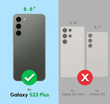 Load image into Gallery viewer, Samsung Galaxy S23 Plus Moving Liquid Holographic Sparkle Glitter Kickstand Ring Case - Redpepper Cases