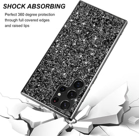 Samsung Galaxy S23 Ultra 3D Bling Glitter Case - Redpepper Cases