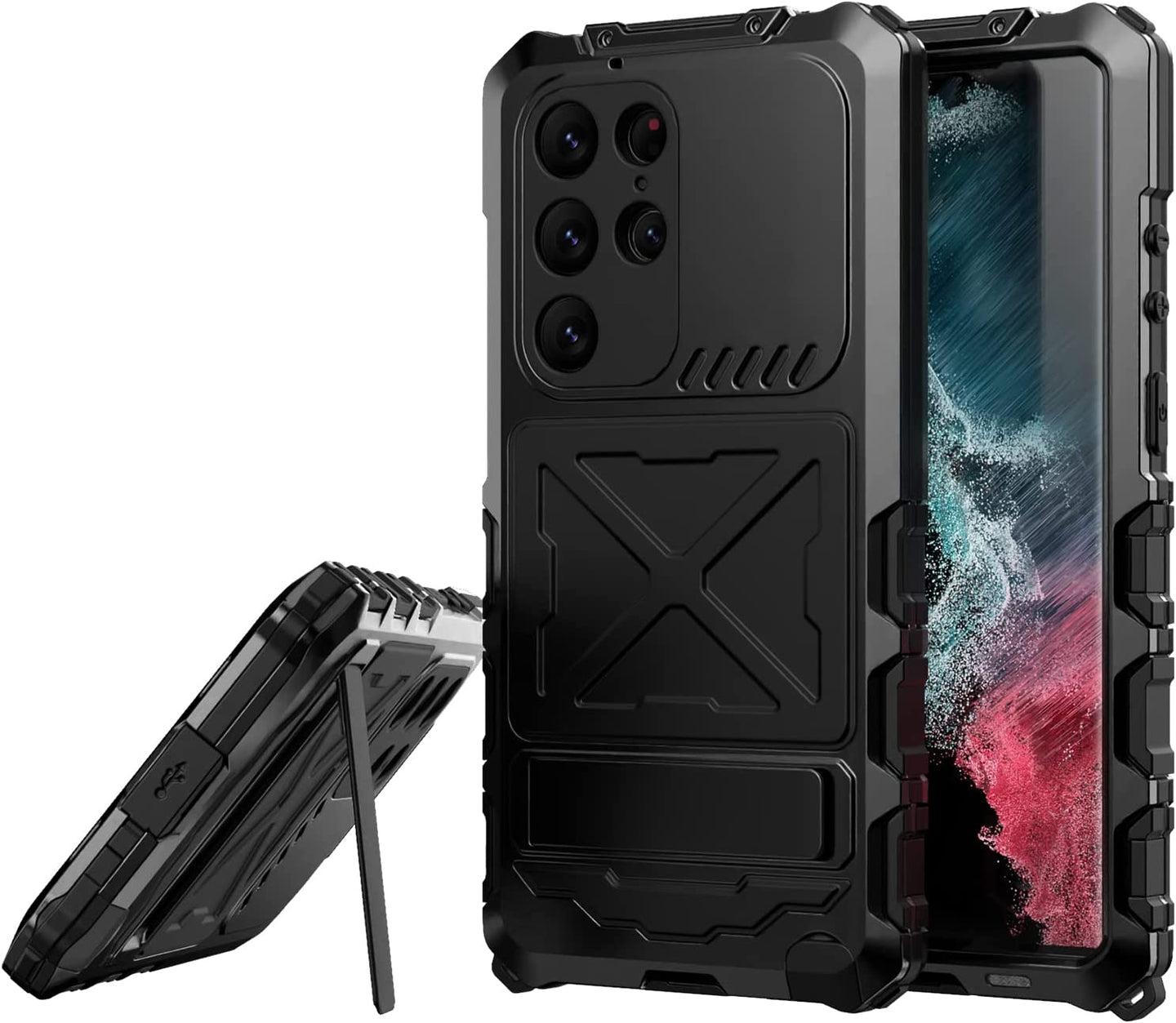 Samsung Galaxy S23 Ultra Aluminum Metal Heavy Duty Case - Redpepper Cases
