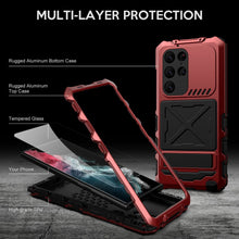 Load image into Gallery viewer, Samsung Galaxy S23 Ultra Aluminum Metal Heavy Duty Case - Redpepper Cases