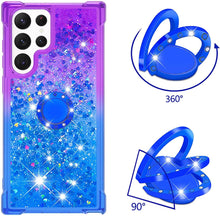 Load image into Gallery viewer, Samsung Galaxy S23 Ultra Quicksand Ring Bumper Case - Redpepper Cases