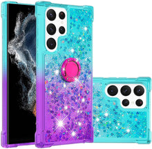 Load image into Gallery viewer, Samsung Galaxy S23 Ultra Quicksand Ring Bumper Case - Redpepper Cases