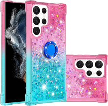 Load image into Gallery viewer, Samsung Galaxy S23 Ultra Quicksand Ring Bumper Case - Redpepper Cases