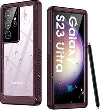 Load image into Gallery viewer, Samsung Galaxy S23 Ultra Waterproof Built in Screen Protector Full Body Underwater Case - Redpepper Cases