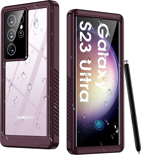 Samsung Galaxy S23 Ultra Waterproof Built in Screen Protector Full Body Underwater Case - Redpepper Cases