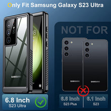 Load image into Gallery viewer, Samsung Galaxy S23 Ultra Waterproof Built in Screen Protector Full Body Underwater Case - Redpepper Cases