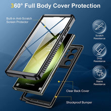 Load image into Gallery viewer, Samsung Galaxy S23 Ultra Waterproof Built in Screen Protector Full Body Underwater Case - Redpepper Cases
