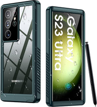 Load image into Gallery viewer, Samsung Galaxy S23 Ultra Waterproof Built in Screen Protector Full Body Underwater Case - Redpepper Cases