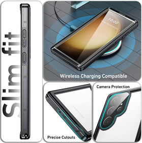 Samsung Galaxy S23 Ultra Waterproof Built in Screen Protector Heavy Duty Case - Redpepper Cases