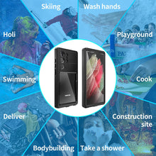 Load image into Gallery viewer, Samsung Galaxy S23 Ultra Waterproof Built in Screen Protector Heavy Duty Shockproof Case - Redpepper Cases