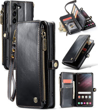 Load image into Gallery viewer, Samsung Galaxy S23 Wallet Card Holder Leather Magnetic Flip Strap Wallet Case - Redpepper Cases