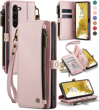 Load image into Gallery viewer, Samsung Galaxy S23 Wallet Card Holder Leather Magnetic Flip Strap Wallet Case - Redpepper Cases