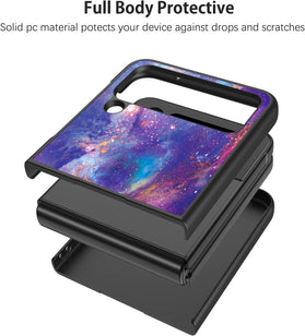 Samsung Galaxy Z Flip 4 5G Case Hard PC Cover Purple/Black - Redpepper Cases