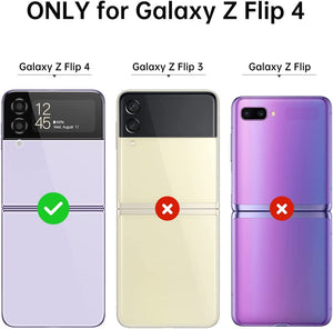 Samsung Galaxy Z flip 4 5G Clear Slim Phone Case Protective Cover - Purple - Redpepper Cases
