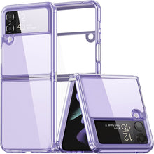 Load image into Gallery viewer, Samsung Galaxy Z flip 4 5G Clear Slim Phone Case Protective Cover - Purple - Redpepper Cases
