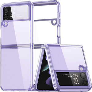 Samsung Galaxy Z flip 4 5G Clear Slim Phone Case Protective Cover - Purple - Redpepper Cases