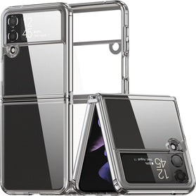 Samsung Galaxy Z flip 4 5G Clear Slim Phone Case Protective Cover - Purple - Redpepper Cases