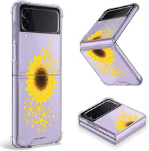 Load image into Gallery viewer, Samsung Galaxy Z Flip 4 Case, Black Leopard Clear Protective Case - Redpepper Cases