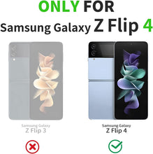 Load image into Gallery viewer, Samsung Galaxy Z Flip 4 Case, Black Leopard Clear Protective Case - Redpepper Cases