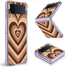 Load image into Gallery viewer, Samsung Galaxy Z Flip 4 Case, Black Leopard Clear Protective Case - Redpepper Cases