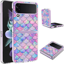 Load image into Gallery viewer, Samsung Galaxy Z Flip 4 Case Clear Pink Heart Design Protective Slim Case - Redpepper Cases