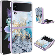 Load image into Gallery viewer, Samsung Galaxy Z Flip 4 Case Clear Pink Heart Design Protective Slim Case - Redpepper Cases