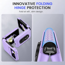 Load image into Gallery viewer, Samsung Galaxy Z Flip 4 Case Stand, Galaxy Z Flip 4 Case - Purple - Redpepper Cases