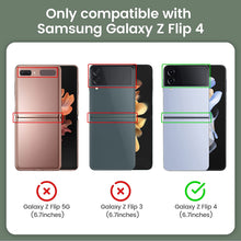 Load image into Gallery viewer, Samsung Galaxy Z Flip 4 Case Stand, Galaxy Z Flip 4 Case - Purple - Redpepper Cases