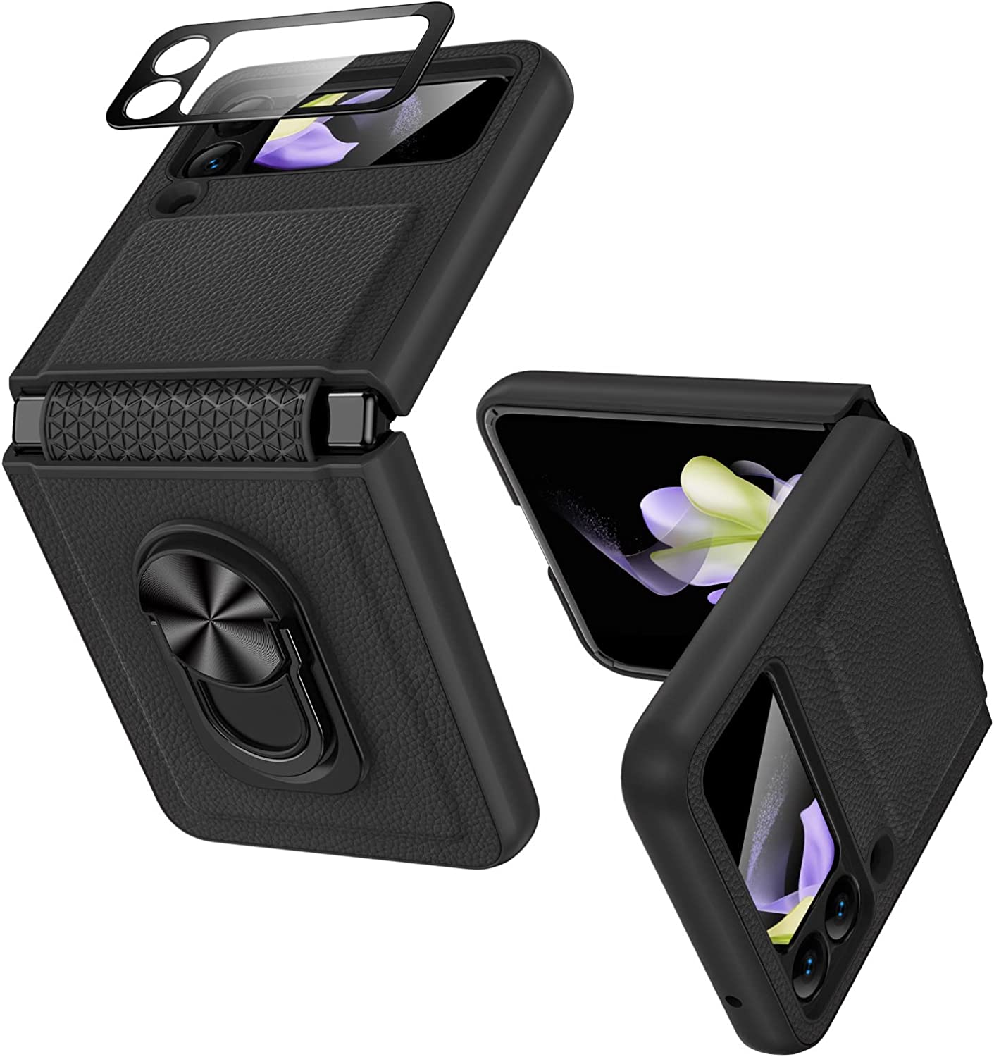 Samsung Galaxy Z Flip 4 Case Stand, Galaxy Z Flip 4 Case - Purple - Redpepper Cases