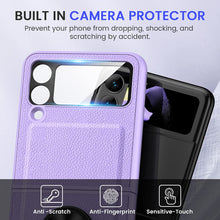 Load image into Gallery viewer, Samsung Galaxy Z Flip 4 Case Stand, Galaxy Z Flip 4 Case - Purple - Redpepper Cases