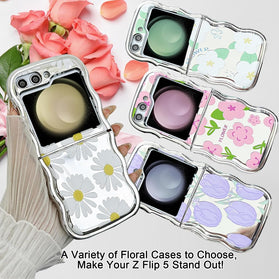 Samsung Galaxy Z Flip 5 Case with Strap and Phone Card Gasket Phone Case - Redpepper Cases
