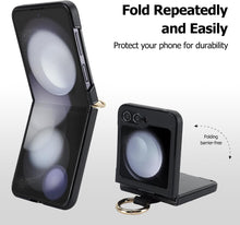 Load image into Gallery viewer, Samsung Galaxy Z Flip 5 with Ring Luxury Soft Rhomboid Protective Cover - Redpepper Cases
