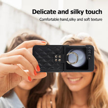 Load image into Gallery viewer, Samsung Galaxy Z Flip 5 with Ring Luxury Soft Rhomboid Protective Cover - Redpepper Cases