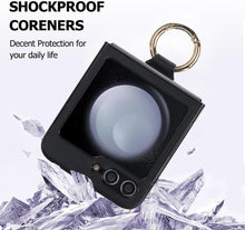 Load image into Gallery viewer, Samsung Galaxy Z Flip 5 with Ring Luxury Soft Rhomboid Protective Cover - Redpepper Cases