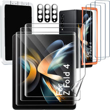 Load image into Gallery viewer, Samsung Galaxy Z Fold 4 5G Screen Protector 3 Pack Tempered Glass Positioner Accessories - Redpepper Cases