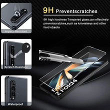 Load image into Gallery viewer, Samsung Galaxy Z Fold 4 5G Screen Protector 3 Pack Tempered Glass Positioner Accessories - Redpepper Cases