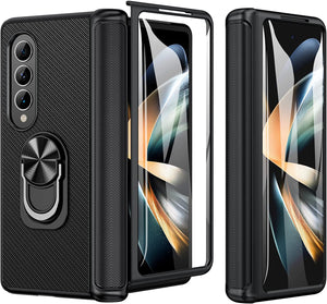 Samsung Galaxy Z Fold 4 Case Hinge Protection & Screen Protector 4 5G- Rose Gold - Redpepper Cases