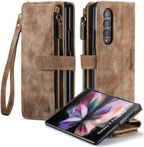 Samsung Galaxy Z Fold 4 Case Z Fold 4 Case Wallet Magnetic All-Inclusive Case (Black) - Redpepper Cases