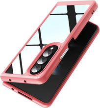Load image into Gallery viewer, Samsung Galaxy Z Fold 4 Clear Case, Crystal Flexible Edges Hard Back (Pure Clear) - Redpepper Cases