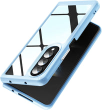 Load image into Gallery viewer, Samsung Galaxy Z Fold 4 Clear Case, Crystal Flexible Edges Hard Back (Pure Clear) - Redpepper Cases
