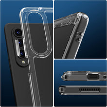 Load image into Gallery viewer, Samsung Galaxy Z Fold 4 Clear Case, Crystal Flexible Edges Hard Back (Pure Clear) - Redpepper Cases