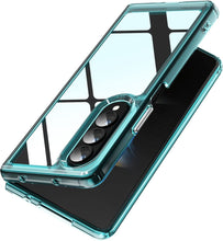Load image into Gallery viewer, Samsung Galaxy Z Fold 4 Clear Case, Crystal Flexible Edges Hard Back (Pure Clear) - Redpepper Cases