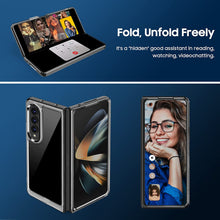 Load image into Gallery viewer, Samsung Galaxy Z Fold 4 Clear Case, Crystal Flexible Edges Hard Back (Pure Clear) - Redpepper Cases