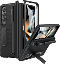 Load image into Gallery viewer, Samsung Galaxy Z Fold 4 Hinge Protection S Pen Holder Protective Phone Case - Redpepper Cases