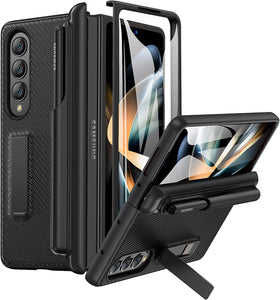 Samsung Galaxy Z Fold 4 Hinge Protection S Pen Holder Protective Phone Case - Redpepper Cases