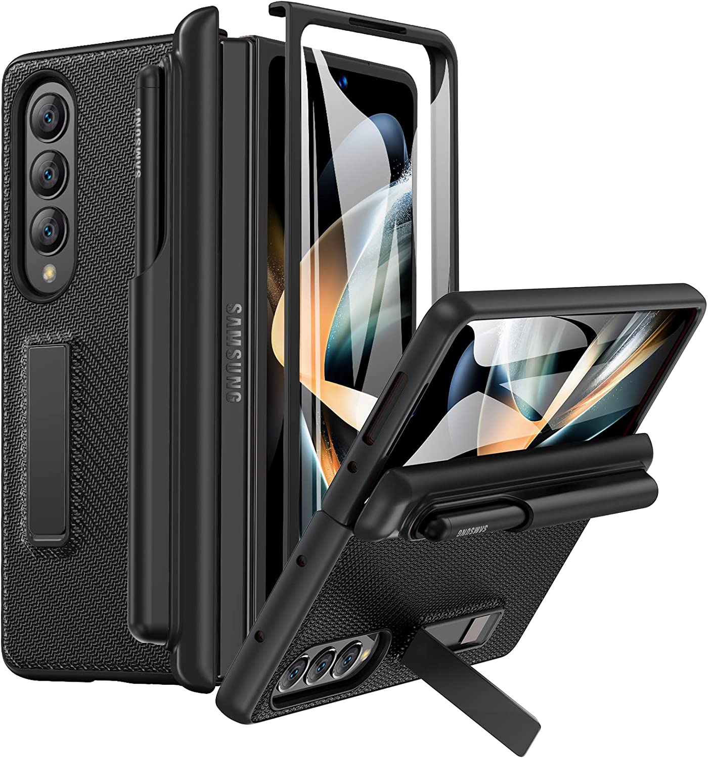 S Pen Holder Case Compatible Samsung Galaxy Z Fold 4 Case With