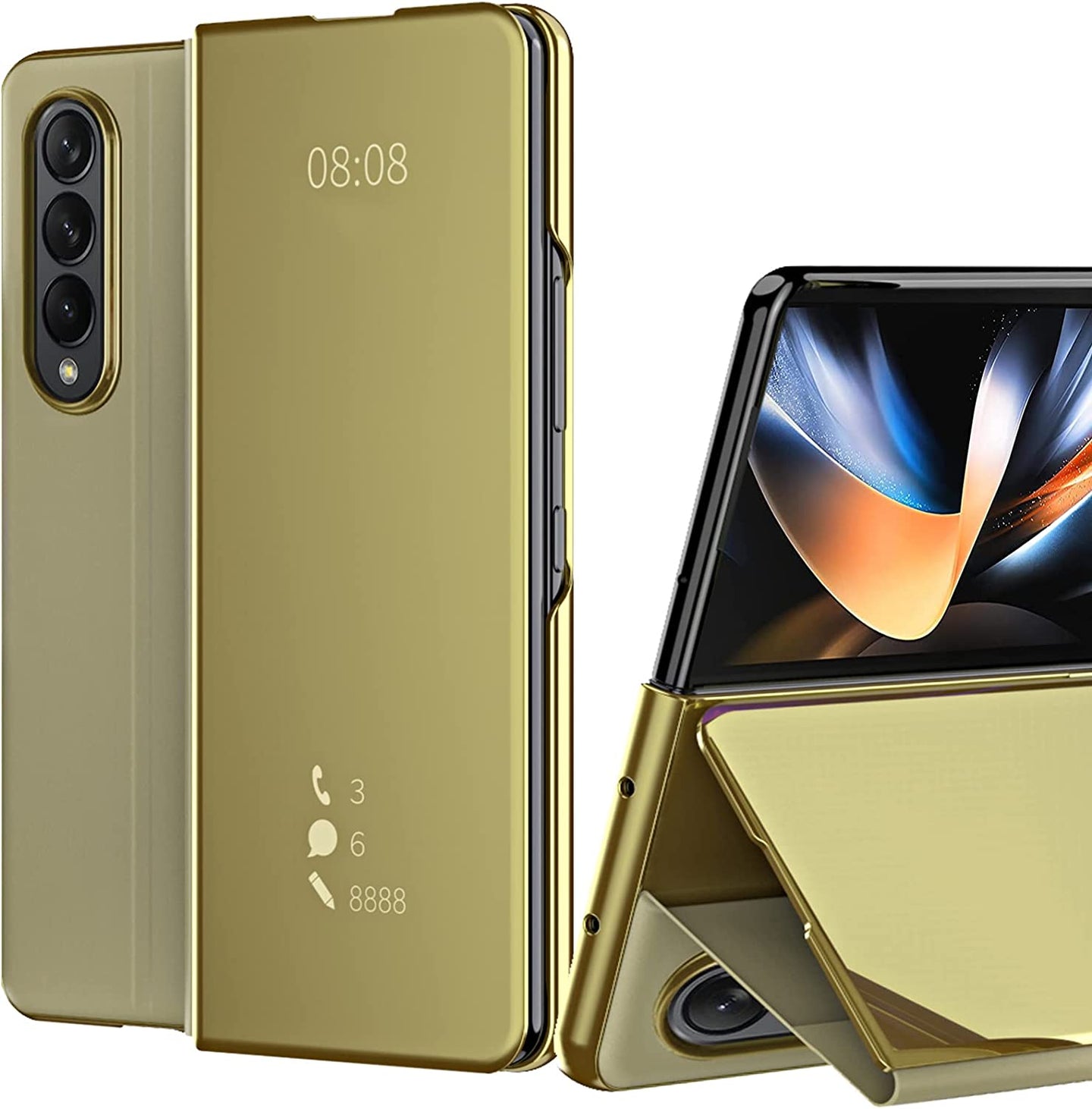 Samsung Galaxy Z Fold 4 Mirror Case Full Protection Phone Case - Redpepper Cases