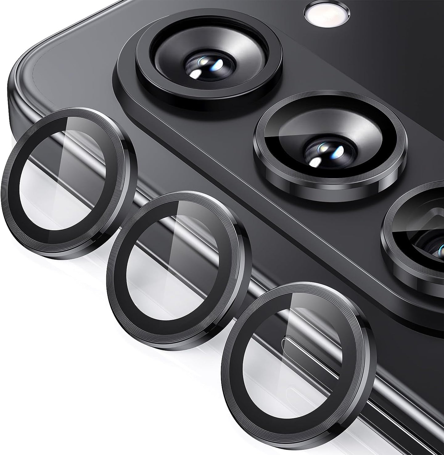 Samsung Galaxy Z Fold 5 5G Camera Lens Protector Case Cover Accessories Black - Redpepper Cases